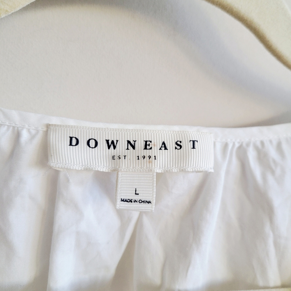 Downeast Rae Puff Button Blouse - Picture 6 of 7